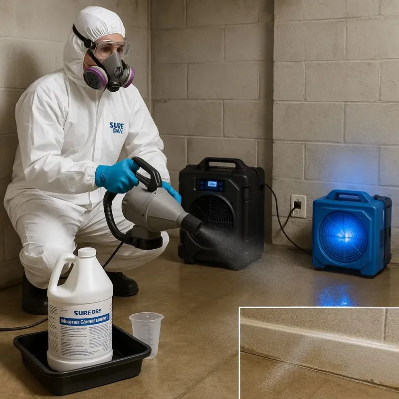 Sanitization and Odor Removal process in Cedar Bluff, VA